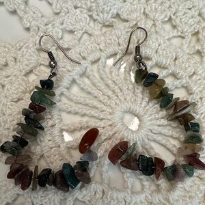 Multicolor Adjustable Natural Stone Earrings